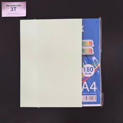 Giấy bìa A4 180GSM (giấy cứng) TH màu Pastel