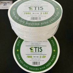 Giấy vệ sinh 3 lớp ETIS cuộn lớn