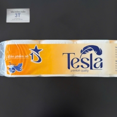 Giấy vệ sinh cuộn nhỏ TESLA 3 lớp không lõi (10 cuộn/lốc)