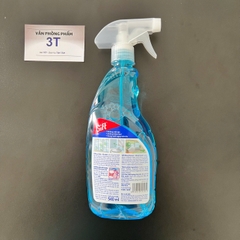 Nước lau kính Gift sắc biển 540ml – SÁNG BÓNG CỬA KÍNH, SẠCH MÁT KHÔNG LO VẾT BÁM