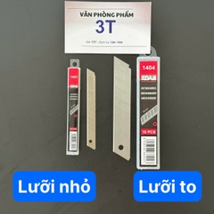 Lưỡi dao rọc giấy lớn 18mm SDA 1404 (10 cái/ tuýp)