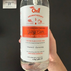 Nước rửa chén ON1 tinh dầu Gừng Cam chai 1kg (980ml)