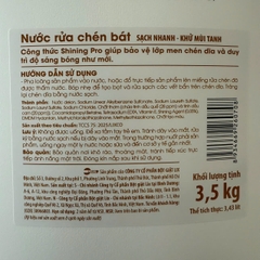 Nước rửa chén On1 Tinh Dầu Quế Cam 3.5kg (3,43 lít)