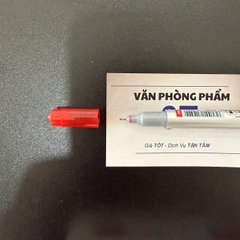 Bút lông dầu đầu nhỏ Thiên Long chính hãng PM-04 mực Đỏ