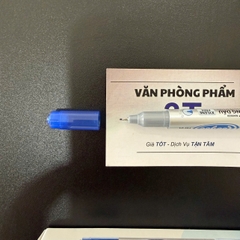 Bút lông dầu đầu nhỏ Thiên Long chính hãng PM-04 mực Xanh