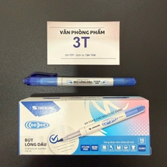 Bút lông dầu đầu nhỏ Thiên Long chính hãng PM-04 mực Xanh