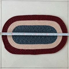 Thảm vải Oval dày kích thước 35 x 58cm