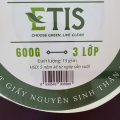 Giấy vệ sinh 3 lớp ETIS cuộn lớn