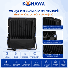 ĐÈN PHA CHỐNG CHÓI CAO CẤP NĂNG LƯỢNG MẶT TRỜI KOHAWA 300W