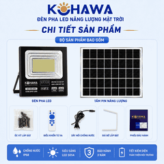 ĐÈN PHA LED CAO CẤP NĂNG LƯỢNG MẶT TRỜI KOHAWA 300W