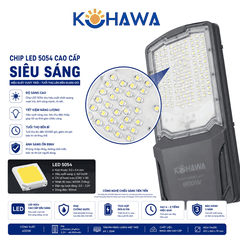 ĐÈN ĐƯỜNG BÀN CHẢI CAO CẤP NĂNG LƯỢNG MẶT TRỜI KOHAWA 600W