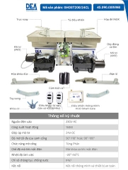 Motor âm sàn Dea Ghost 200 - 24v