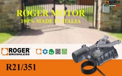 Motor cổng âm sàn Roger R21/351 230v 800kg Italia