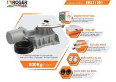 Motor cổng âm sàn Roger BR21/362 36v 1000kg Italia