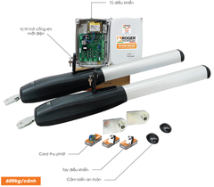 Motor cánh tay đòn Roger Smarty 5 1000kg Italia