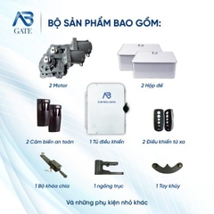 Motor cổng âm sàn AB Gate 24v 800kg