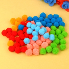 Quả bông len/nỉ mini (Pom Pom) nhiều màu sắc.