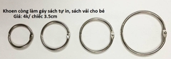 Bộ Khoen Tròn Kim Loại (Móc Còng) 4