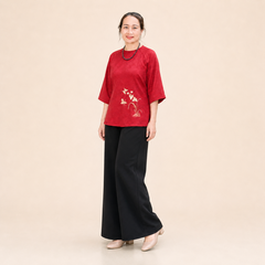 Bộ Gấm Xốp Thêu
