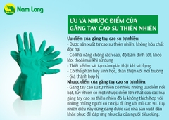 Gang Tay Cao Su Siêu Dai Nam Long Bảo Hộ Lao Động Size S,M