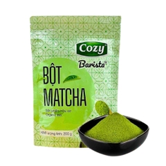 Bột Matcha Trà Xanh Cozy Dùng Trong Pha Chế Gói 100g