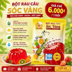 Bột rau câu Sóc vàng
