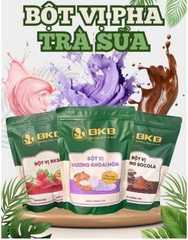 Bột Pha Trà Sữa BKB Gói 1kg Vị Matcha, Khoai Môn, Socola