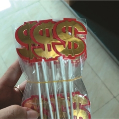 SET CẮM GIẤY CHỮ S ĐỎ