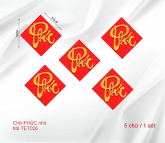 SET CHỮ PHÚC NHŨ