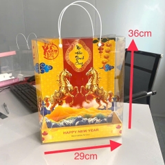 Hộp Quà Tết Song Mã vàng