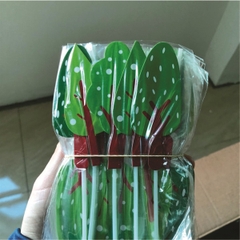 SET CẮM LÁ 5 XANH