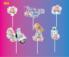 SET THẺ PHỤ NỮ W5 XANH