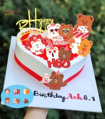 SET CẮM GIẤY GẤU T3-4