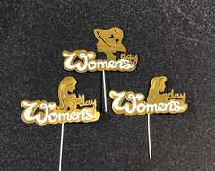 SET THẺ CHỮ WOMEN'SDAY VÀNG