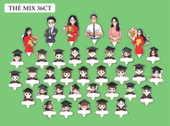 THẺ TỐT NGHIỆP MIX 36 CT