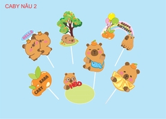 SET CẮM GIẤY CABY BARA NÂU 2