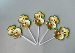 THẺ CẮM GIẤY CHỮ S IN XANH