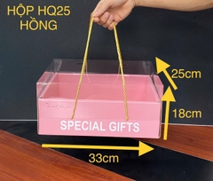 Hộp Hoa Quả Hồng Size 33x25x18cm