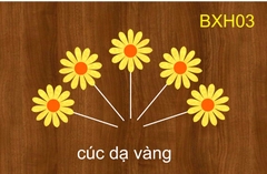 SET CẮM CÚC DẠ VÀNG