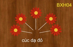SET CẮM CÚC DẠ ĐỎ