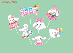 SET CẮM GIẤY THỎ MONO HỒNG