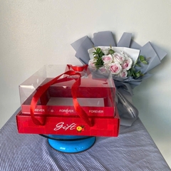 Hộp Hoa Quả Đỏ Size 30x30x15cm