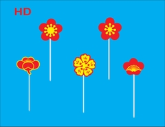 SET CẮM HOA ĐÀO