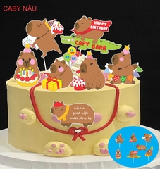 SET CẮM GIẤY CABY BARA NÂU 1