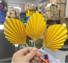 SET CẮM QUẠT LÁ VÀNG