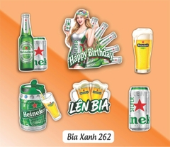 SET CẮM GIẤY BIA XANH 262