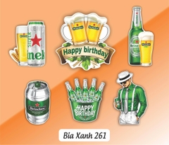 SET CẮM GIẤY BIA XANH 261