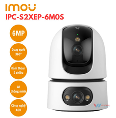 Camera IP wifi 2 ống kính quay quét 6MP IMOU IPC-S2XEP-6M0S