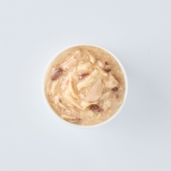 Pate Cho Mèo PRAMY CARNIVORE Vị Cá Ngừ Topping Thịt Gà Dạng Sốt Gravy 70g