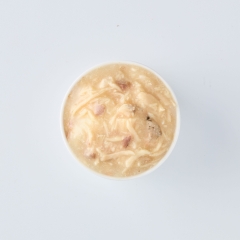 Pate Cho Mèo PRAMY CARNIVORE Vị Gà Topping Cá Hồi Dạng Sốt Gravy 70g